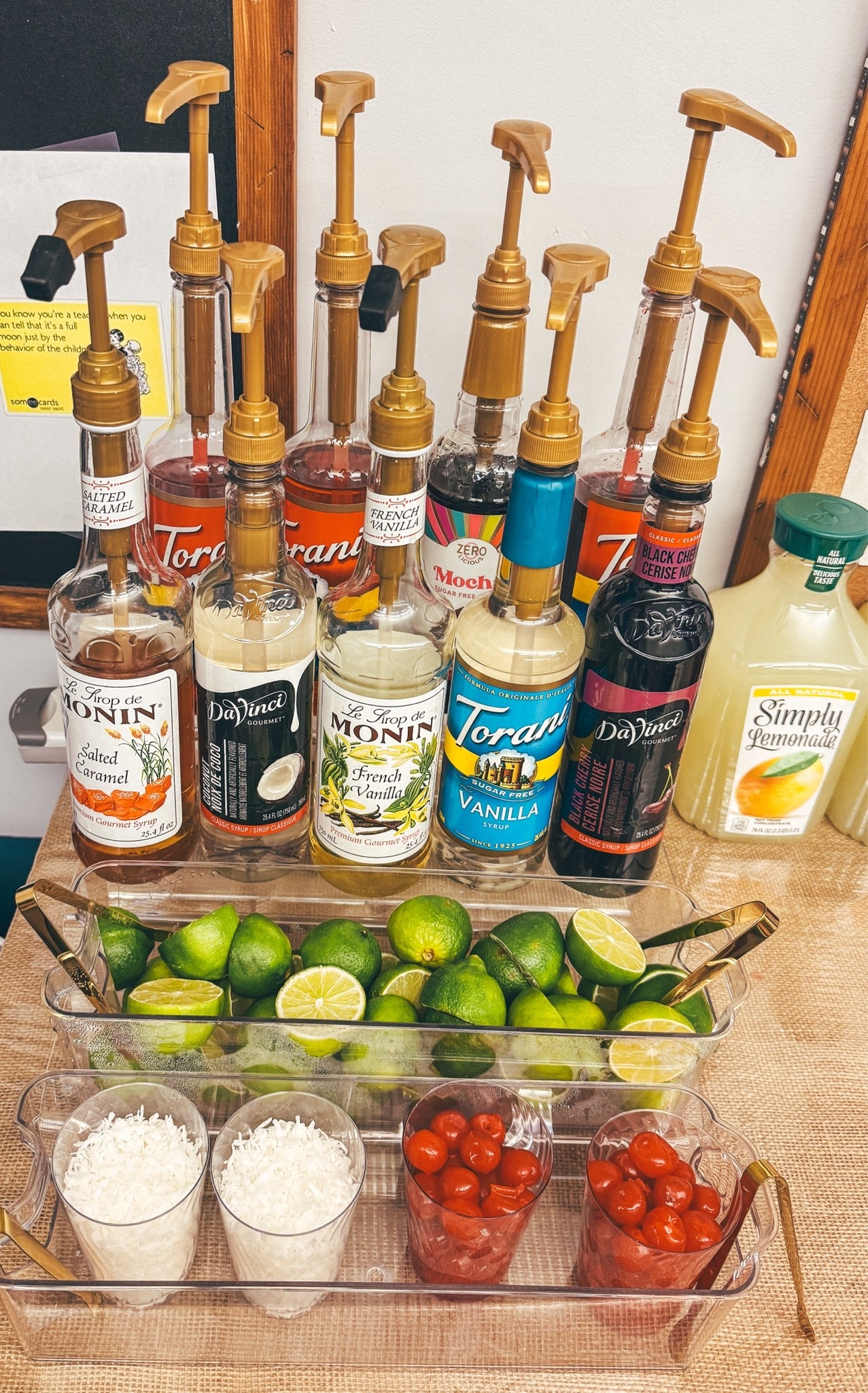 Dirty soda bar accoutrements 

#dirtysodabar #dirtysoda #teacherappreciation

#LTKmomlife #LTKfoodie #LTKSeasonal