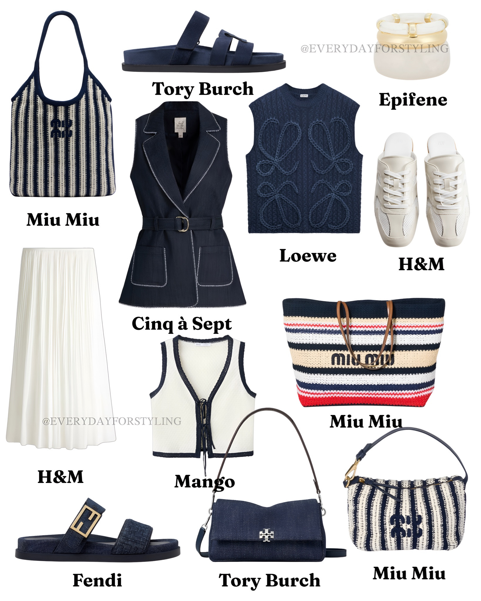 The navy & white edit your summer wardrobe has been waiting for 🤍💙 

navy and white summer outfits, navy blue summer fashion, quiet luxury summer style, navy white color palette outfit, summer capsule wardrobe essentials, elevated summer wardrobe women, nautical chic fashion women, Miu Miu bag dupe finds, affordable luxury fashion edit, summer fashion women over 30, old money aesthetic summer, minimalist summer wardrobe, white pleated skirt outfit ideas, summer bags women 2026, Tory Burch outfit ideas, luxury inspired summer looks, navy linen outfit women, French girl summer style, elevated basics summer women, investment piece summer fashion, everydayforstyling

#LTKootd #LTKTravel #LTKSeasonal