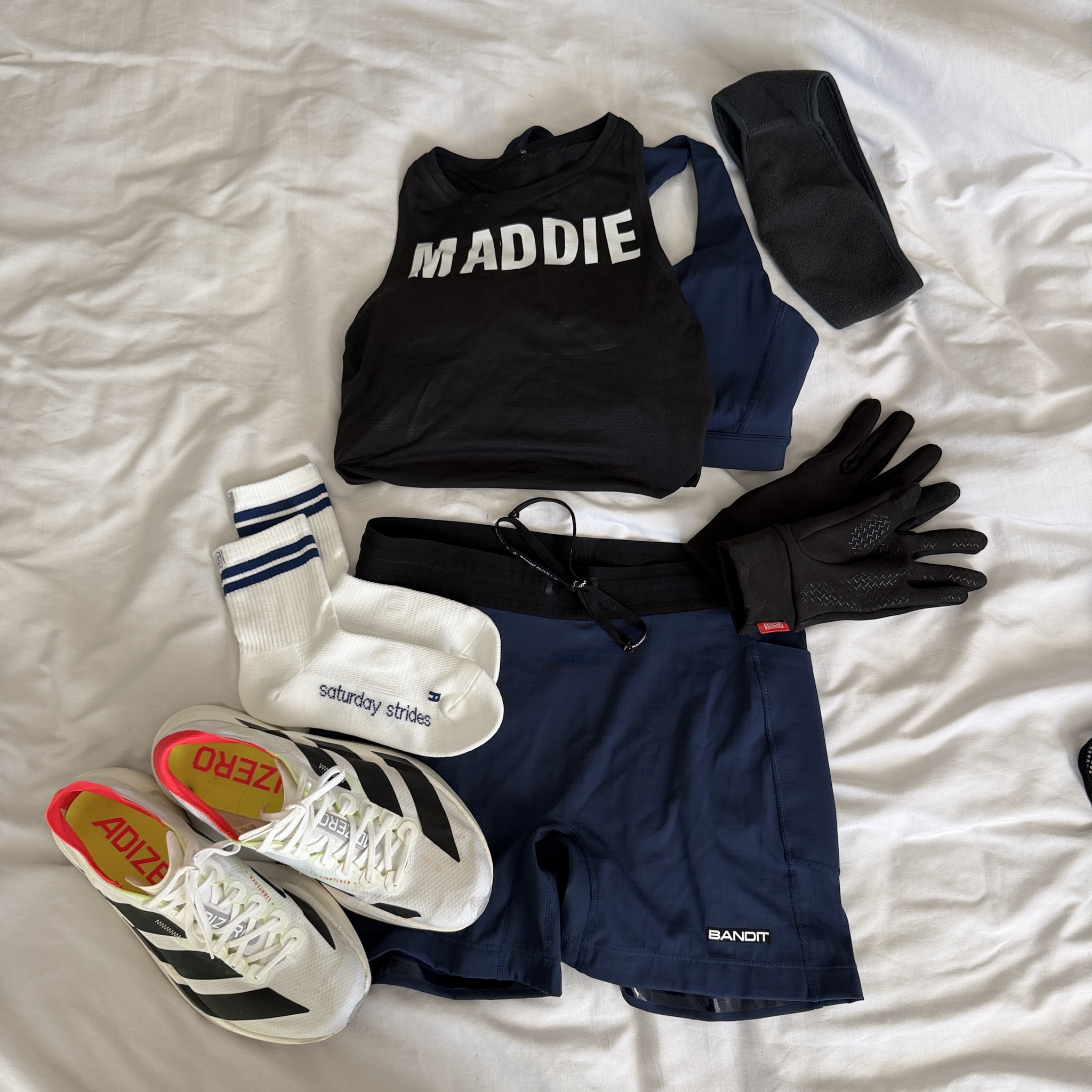 NYC marathon race day outfit inspo bandit adidas lululemon 