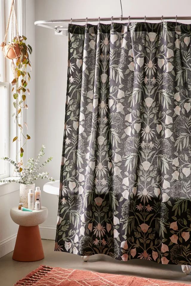 Camille Floral Shower Curtain | Urban Outfitters (US and RoW)