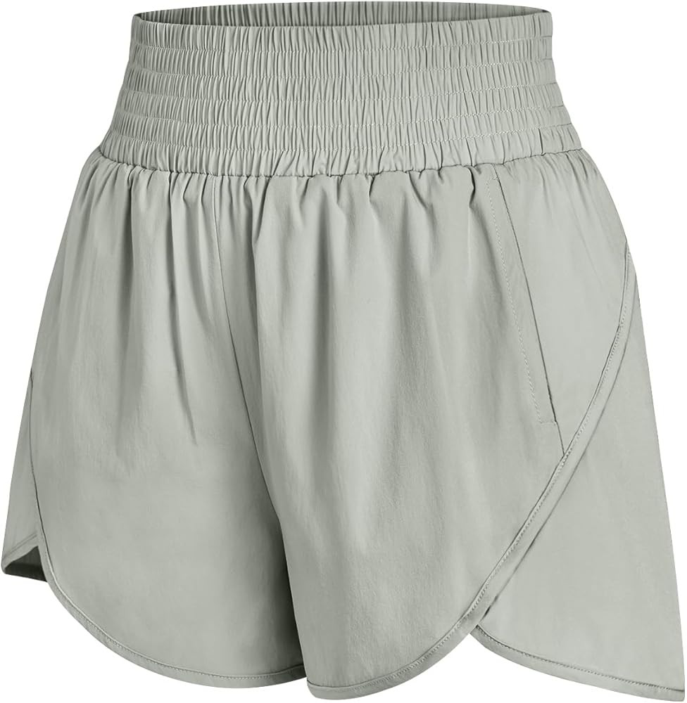 AUTOMET Womens Athletic Shorts High Waisted Running Shorts Gym Workout Shorts Casual Comfy Sport ... | Amazon (US)