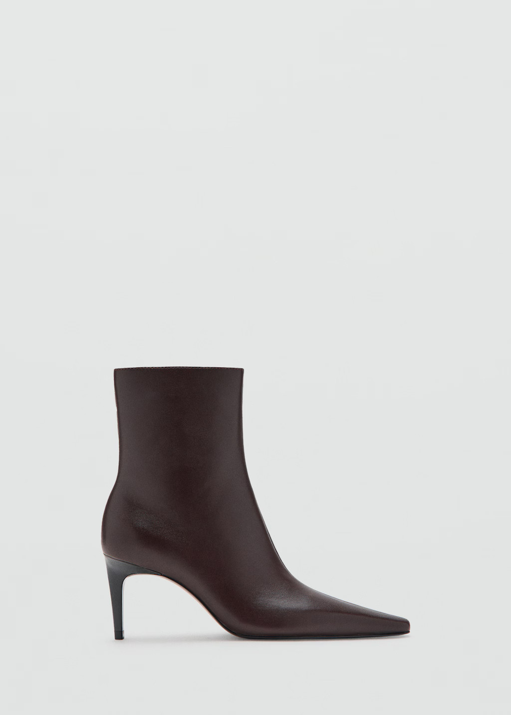 Leather pointed ankle boots - Women | MANGO USA | Mango (US/MX/AU)