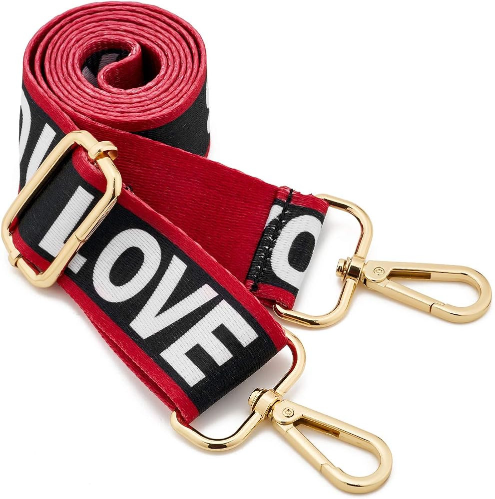 Wide Shoulder Strap Adjustable Replacement Belt Crossbody Canvas Bag Handbag | Amazon (US)