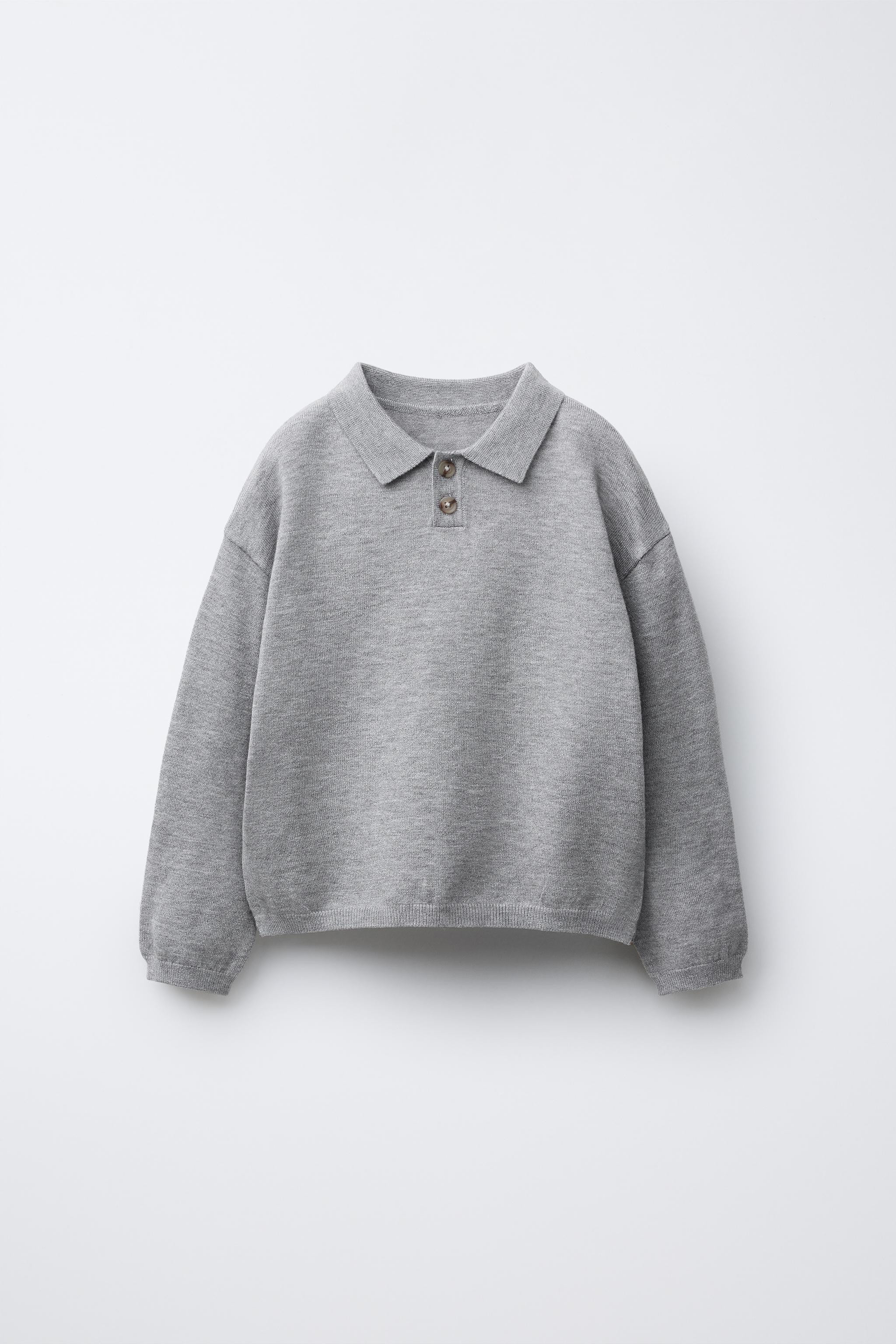 KNIT POLO SWEATER | Zara US
