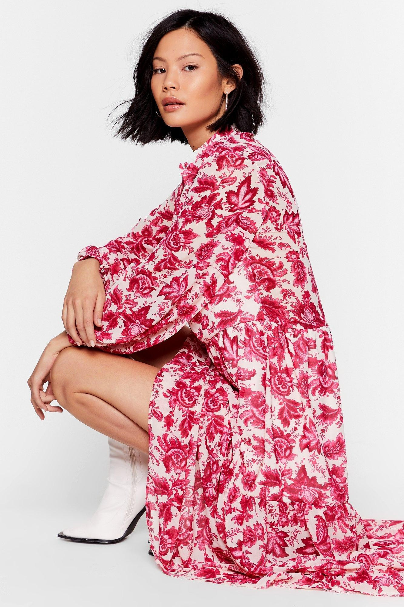 Paisley No Mind Floral Maxi Dress | NastyGal (US & CA)