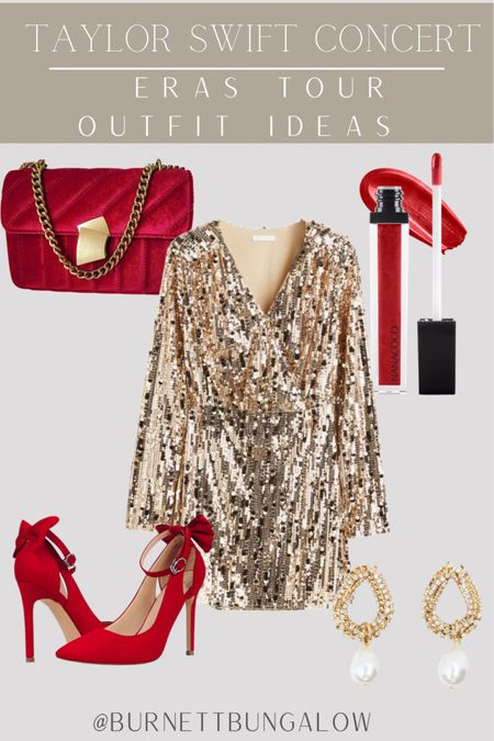 Taylor Swift concert outfit ideas sequins edition. These are outfit ideas for the Taylor Swift Eras Tour. 

Swiftie, Concert, Stadium Bag, Taylor Swift Concert, Lavender Haze, Concert outfit, Taylor Swift Concert Outfit, Lover Concert, Taylor Swift Eras, Taylor's Version, all to well, starlight, loving him was red, red hearts, heart sunglasses, Taylor Swift Concert, Taylor Swift, Concert Outfit, Eras Tour, Fearless, Era Outfit, Sequin outfits, Sparkle Pants, Sequin dress, Fringe dress, Rose Gold, Gold Accessories, Tour, Show, Music Festival, Travel, Love Story, You Belong With Me
Forever & Always
 




#LTKFestival #LTKstyletip #LTKunder50