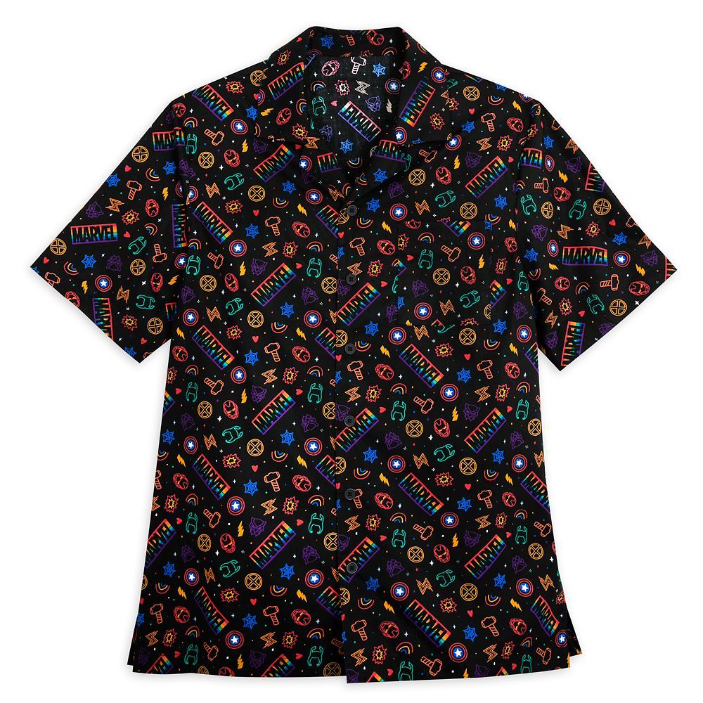 Marvel Poplin Shirt for Adults – Marvel Pride Collection | Disney Store