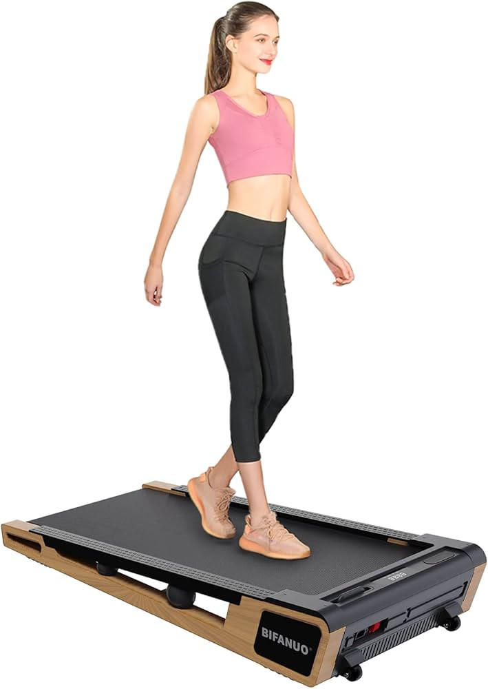 Bifanuo Walking Pad Under Desk Treadmill Small Compact Walking Treadmill with Incline 5° Fit Sta... | Amazon (US)