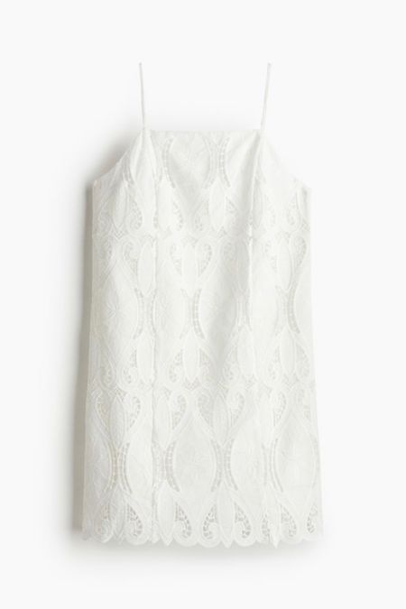 Eyelet mini dress - white dress 

#LTKfindsunder100 #LTKstyletip #LTKSeasonal