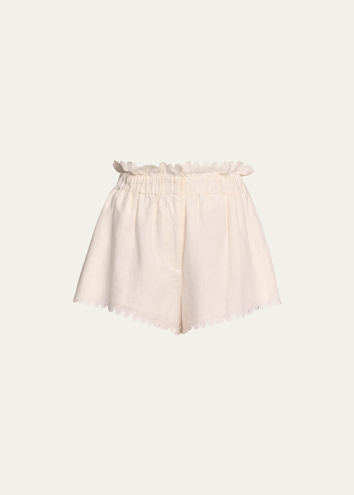 Sea Liat Scalloped Pull-On Shorts | Bergdorf Goodman