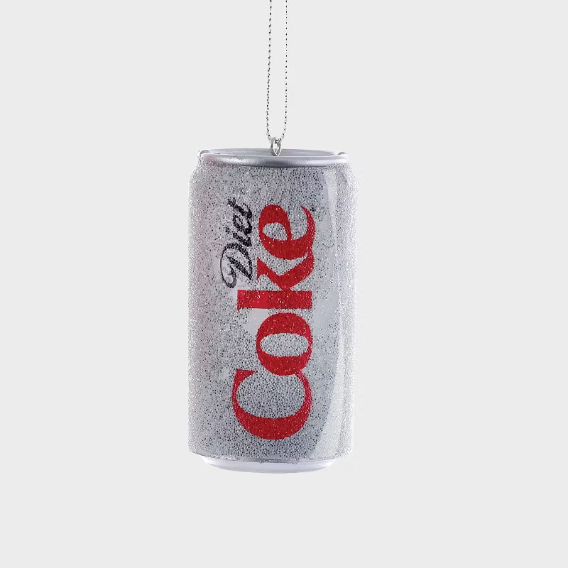 3in Coca-Cola Diet Coke Christmas Tree Ornament Silver | Target