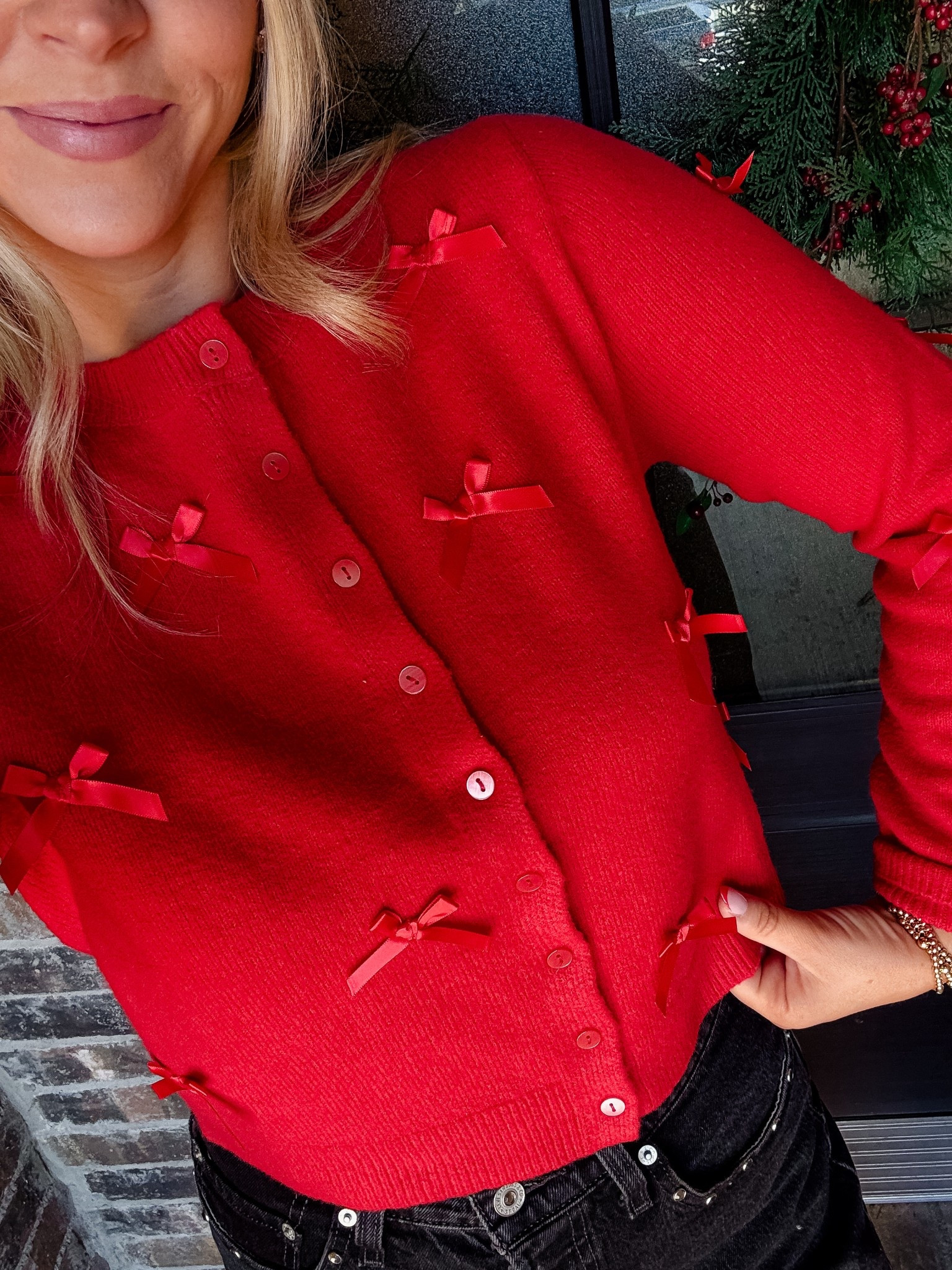 I love this bow sweater from Target! 

#LTKHoliday #LTKFindsUnder50