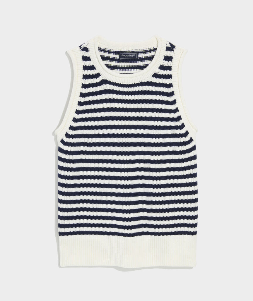Katie Cotton Rollneck Sweater Tank | vineyard vines