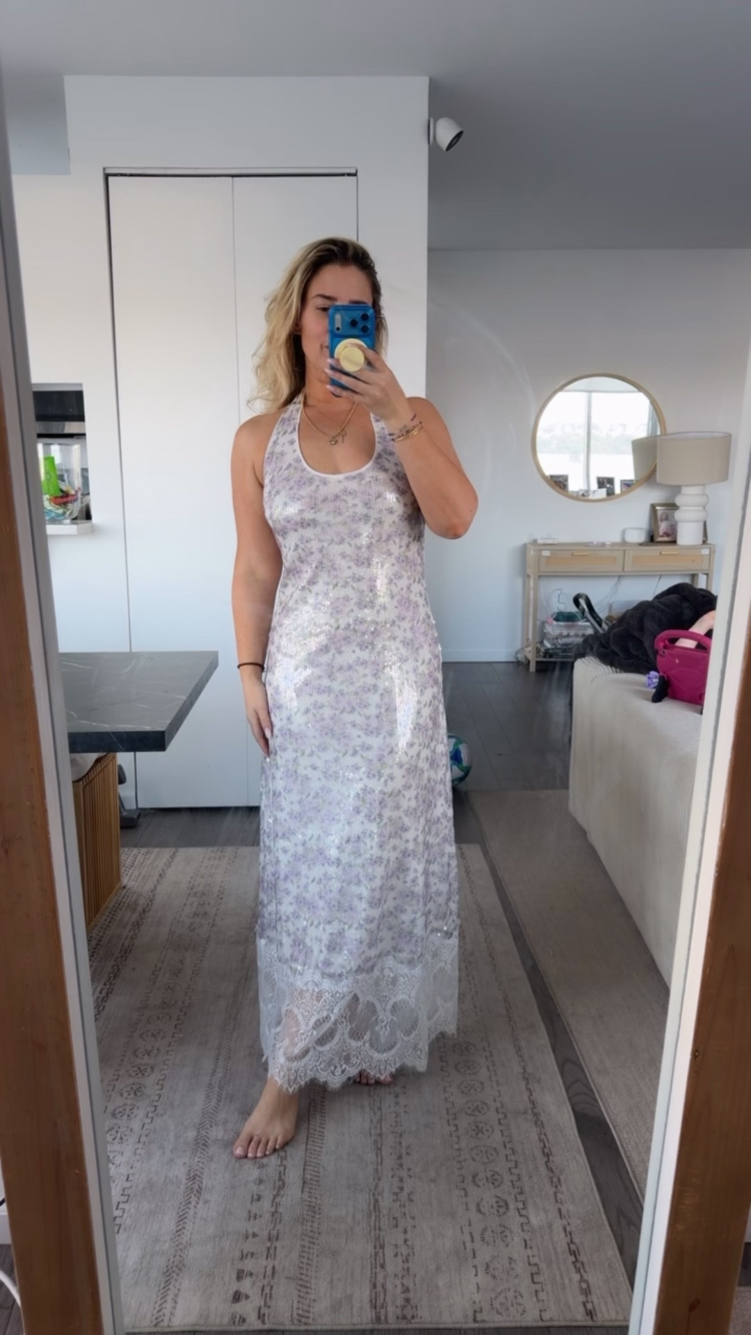 This halter dress is so beautiful, has stretch and is under $200 — daily edit cover from Found by Em