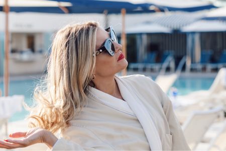 Lounging poolside in my robe and Gucci 49MM Square Sunglasses. Feeling fabulous and ready to soak up the sun!

#PoolsideVibes #GucciSunglasses #SummerStyle #LuxuryLife #ChicAtThePool #SunglassSelfie #RelaxationMode #GucciLove #FashionMoment #SunReady

#LTKSwim #LTKStyleTip