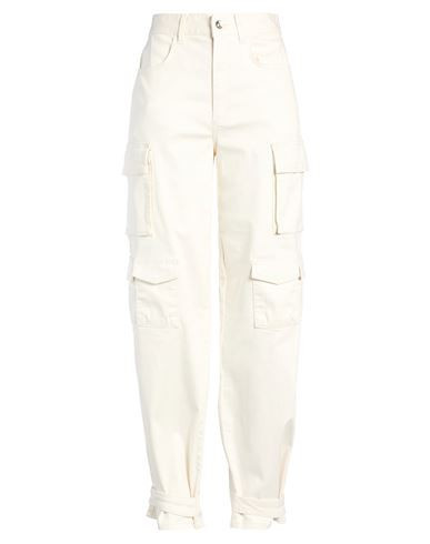 Liu •jo Woman Pants Ivory Size 28 Cotton, Polyester, Elastane, Polyurethane resin | YOOX (US)