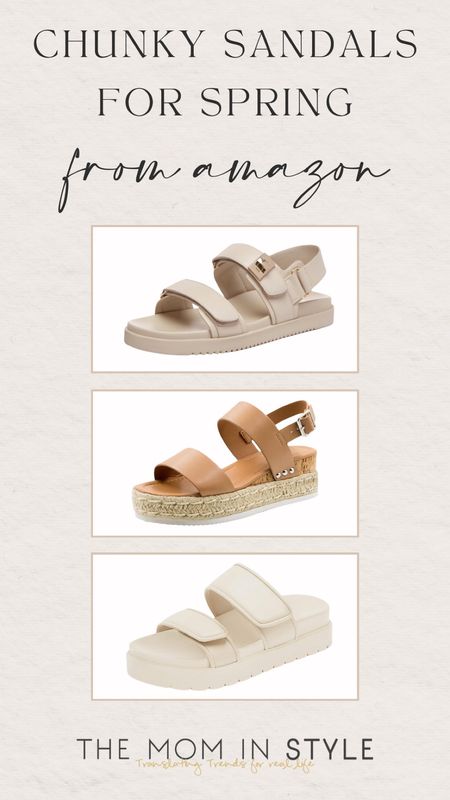 Chunky Sandals From Amazon 👡

spring sandals // chunky sandals // footbed sandals // spring shoes // amazon fashion // amazon finds // amazon fashion finds // amazon shoes // affordable shoes

#LTKstyletip #LTKshoecrush #LTKfindsunder50