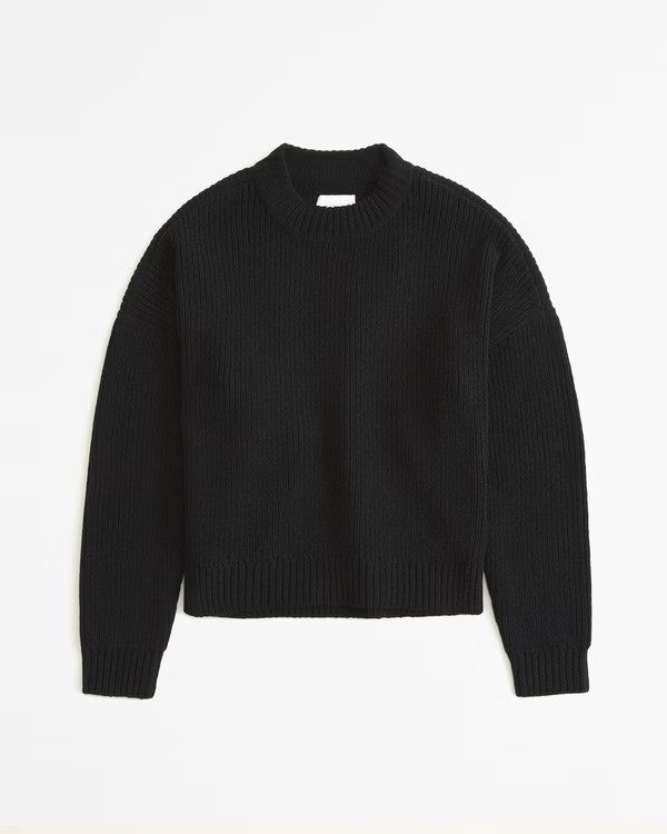 Chenille Crew Sweater | Abercrombie & Fitch (US)
