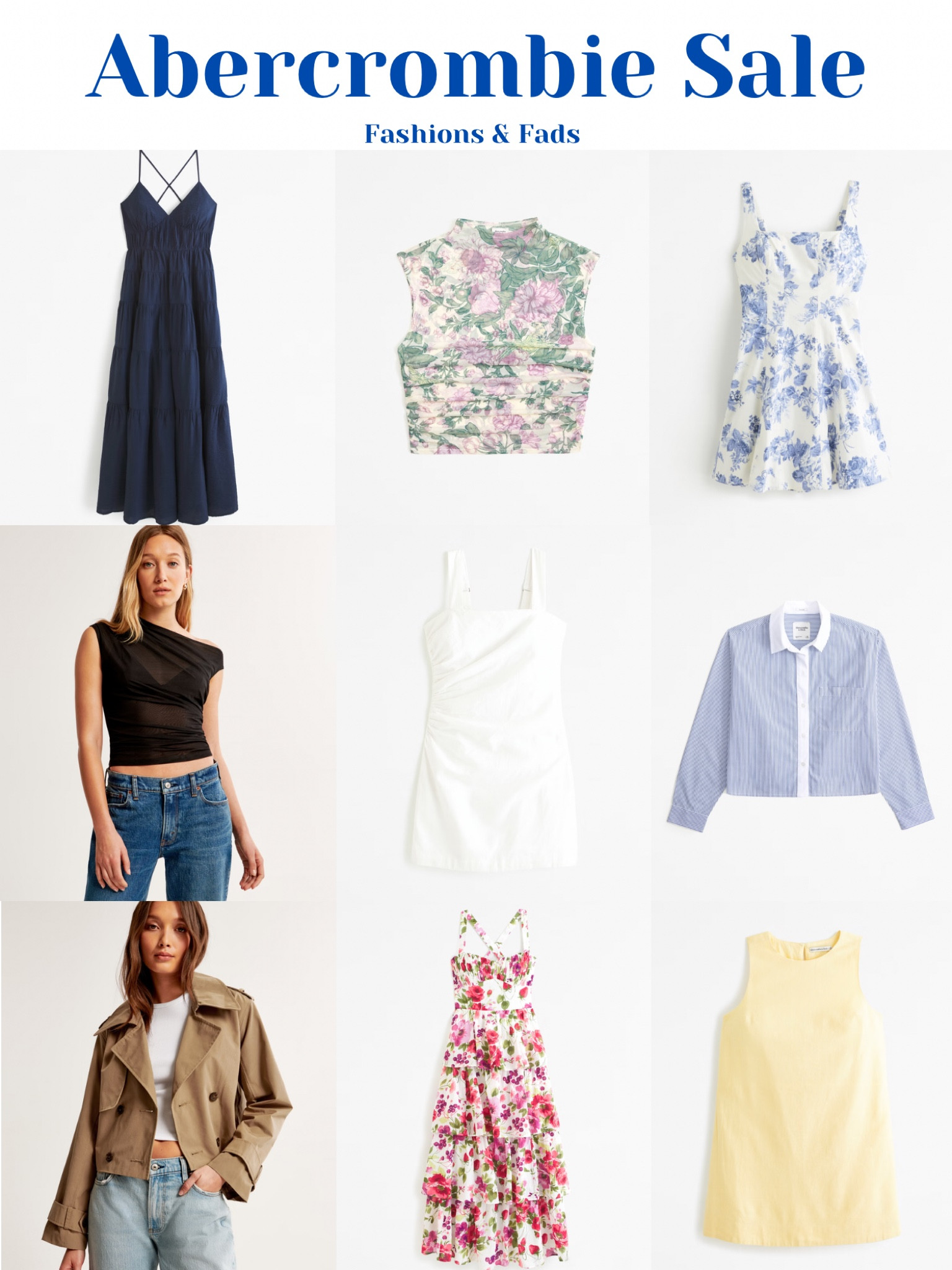 Abercrombie sale starting today!!


20% off sale
Abercrombie finds
Summer dress
Spring dress
Work tops
Floral top
Floral dress
Party top
Going out top
Date night outfit
Concert outfit
Summer outfit
Spring outfit
Mini dress
Maxi dress
Midi dress
Trench coat
Cropped coat
Utility jacket
Utility coat
Red floral
Yellow dress
Yellow mini dress
Blue and white dress
Blue floral dress
Striped top
Workwear
White mini dress
White dress
Graduation dress



#LTKfindsunder100 #LTKstyletip #LTKSpringSale