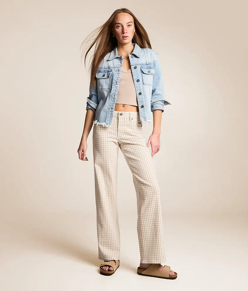 Blake Dad Gingham Stretch Jean | Buckle