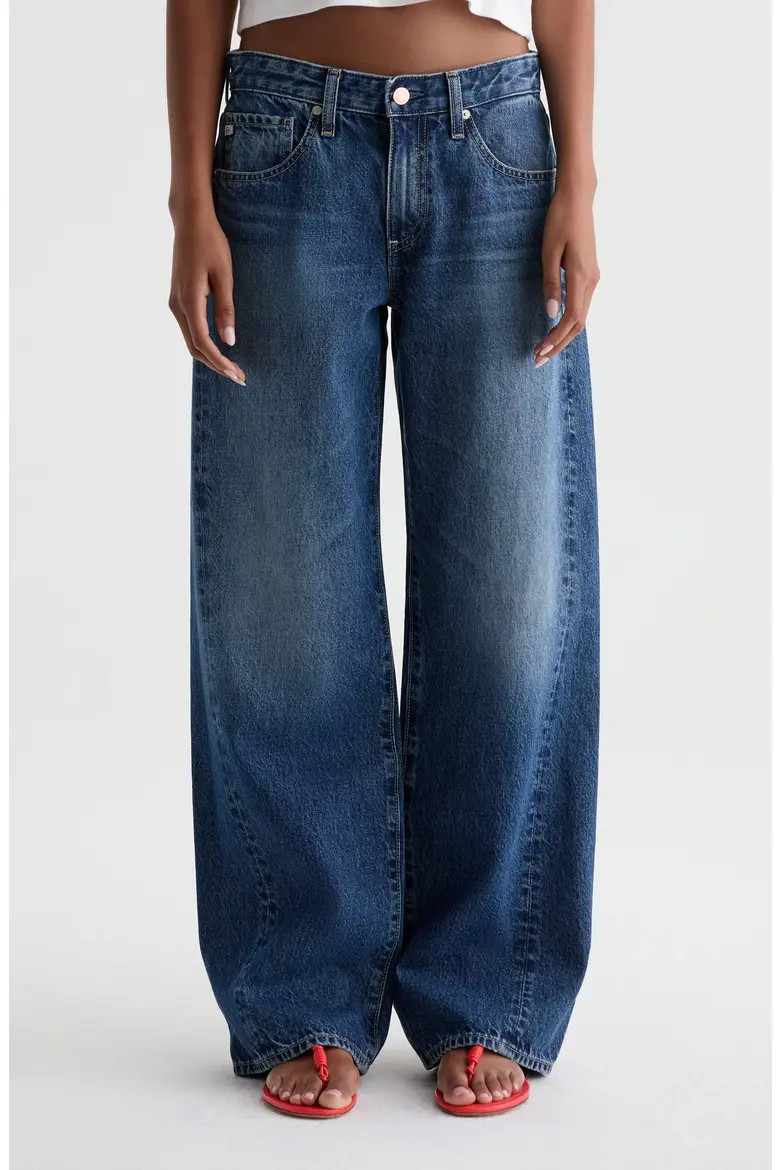 Adria Low Rise Wide Leg Jeans (Women) | Nordstrom | Nordstrom