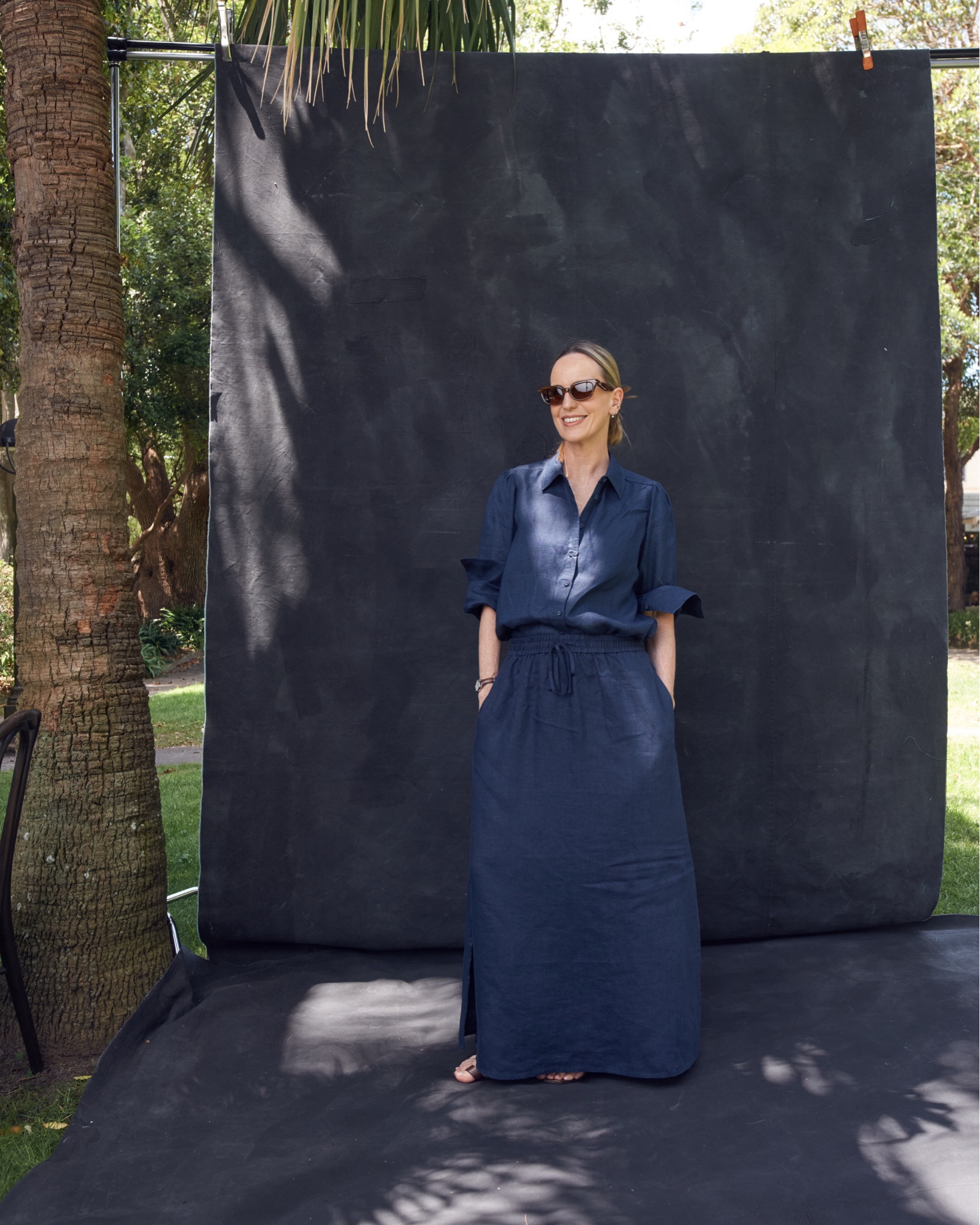 I love elastic waists! Mostly for the comfort factor (and extra cool with slits up both sides).  This combo of the linen skirt and shirt is simple but chic. Both from Sportscraft. Also comes in white! 

#LTKover50style #LTKaustralia