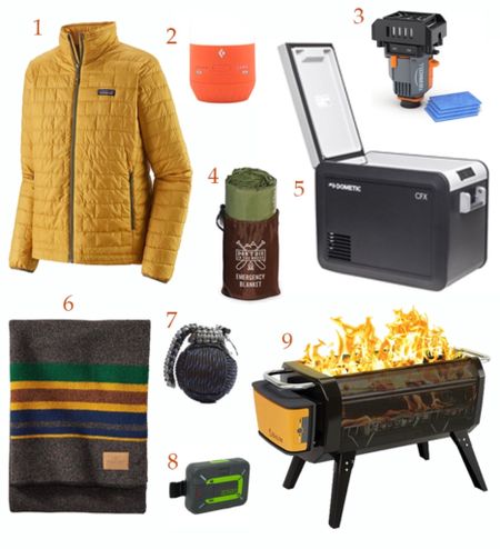 Gifts for the outdoor enthusiast! Does someone on your list love camping, hiking,  any kind of outdoor activity? Here are some unique gift ideas and also some essentials they may not have-yet. 

1. Nano Puff insulated jacket 
2. Charging station with a long battery life 
3. Long distance mosquito repeller
4. Thermal Emergency Blanket 
5. Long Lasting Powered Cooler
6. Pendleton Yakima Blanket 
7. Emergency survival kit (in a compact shape and featuring so many essentials)
8. Satellite communicator 
9. Rechargeable Fire Pit (easy to use and transport) 

#giftguide #giftsforher #giftsformom #giftsforwife #girlfriendgifts #crystalbag #giftsforhim #guygifts #giftideas #giftguide #dadgifts #boyfriendgifts #husbandgifts #outfoorgifts #travelgifts #hikinggifts #campinggifts #mensgiftideas #cooler #emergencykit #firepit 