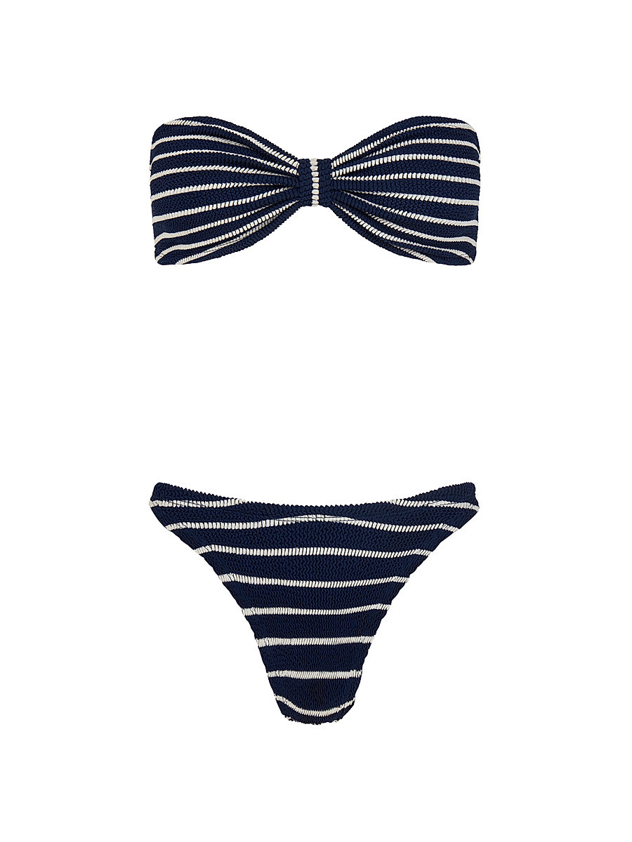 Women's Jean Striped 2-Piece Bikini - Navy White | Saks Fifth Avenue