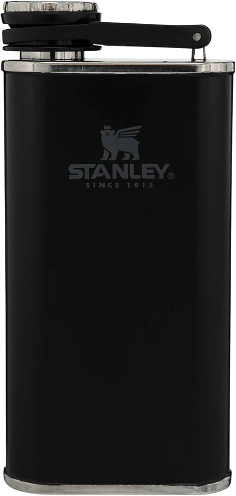 Stanley Classic Flask 8oz with Never-Lose Cap, Wide Mouth Stainless Steel Hip Flask for Easy Fill... | Amazon (US)