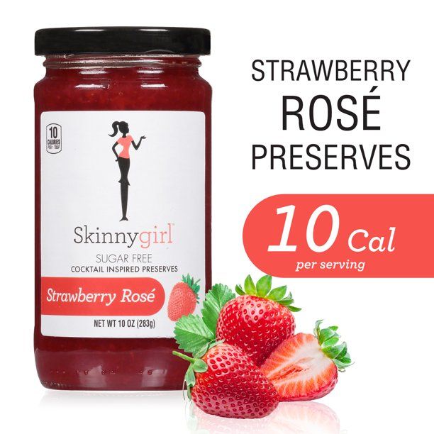 Skinnygirl Sugar-Free Cocktail Inspired Strawberry Rosé Preserves, 10 oz | Walmart (US)