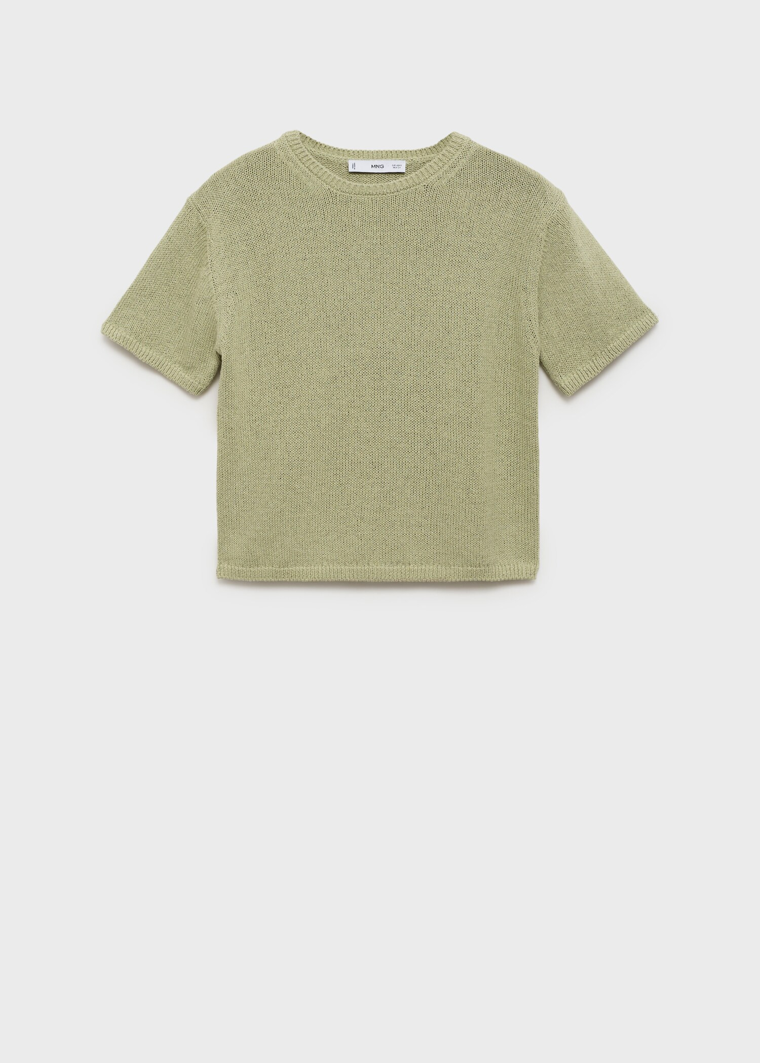 Short-sleeved knitted cotton sweater - Women | MANGO USA | Mango (US/MX/AU)