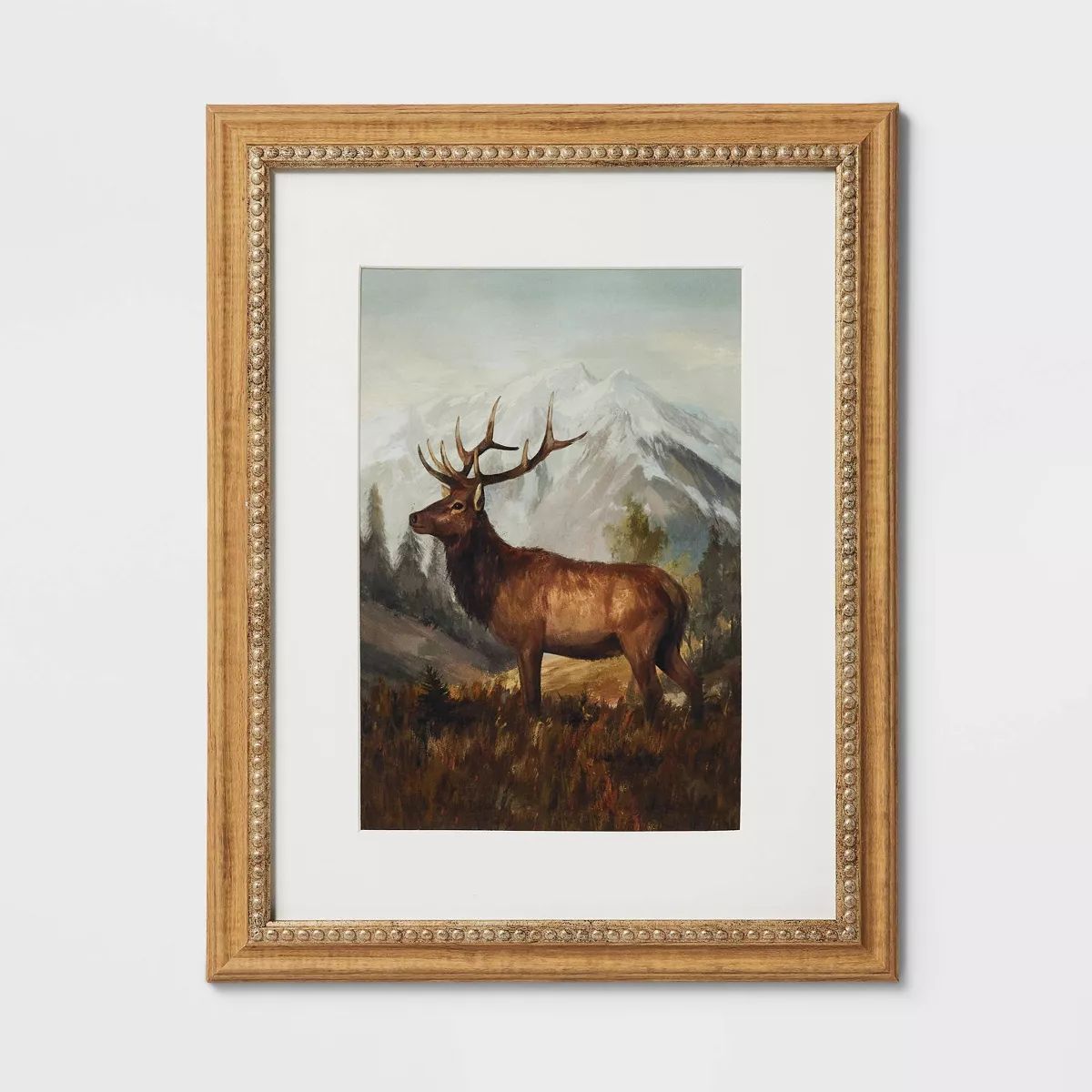11" x 14" Vintage Stag Framed Wall Art - Threshold™ designed with Studio McGee | Target