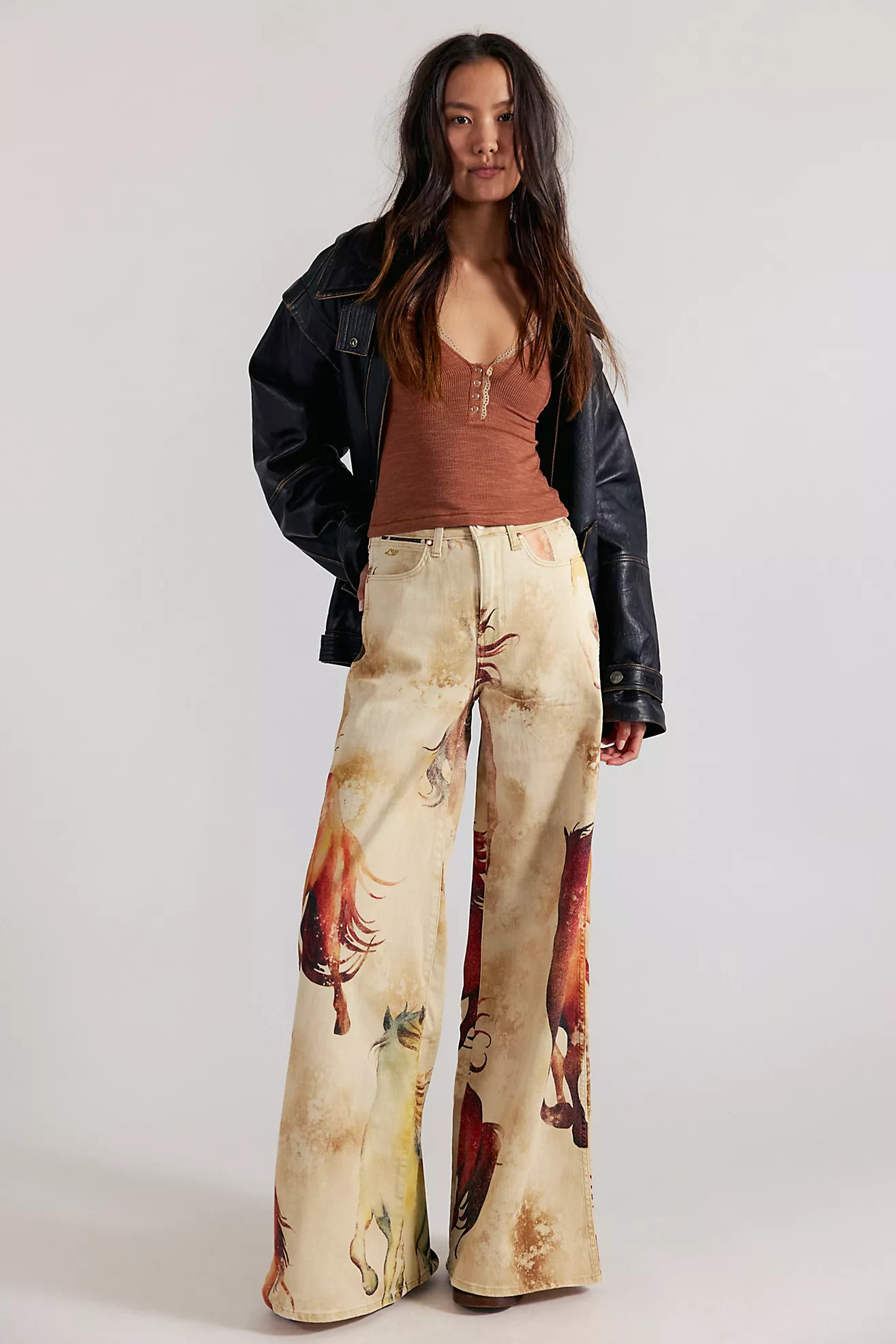 Wrangler X Lainey Wilson Wide-Leg Sailor Jeans | Free People (UK)