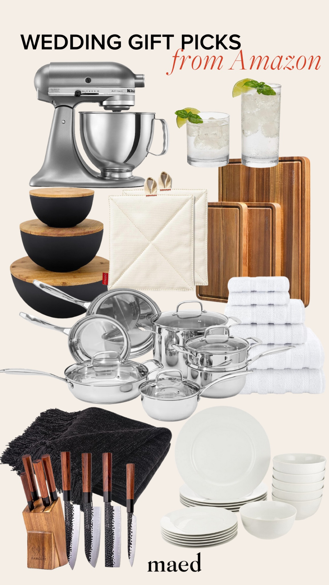 Wedding gift ideas, wedding gift picks, home finds, kitchen finds, Amazon finds, essentials for less 

#LTKFind #LTKwedding #LTKhome