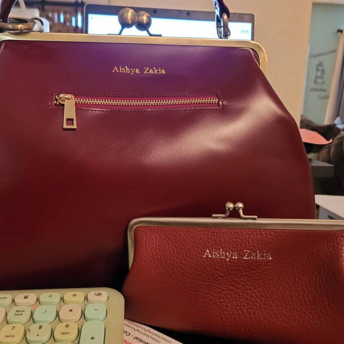 Handbags Womens, Handbags Leather "vintage Olive" in Black, Kiss Lock Handbag, Leather Bag,top Ha... | Etsy (US)