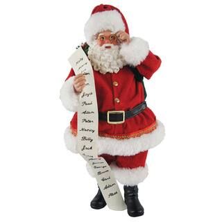 Santa's Workshop 10" Traditional Santa with List Figurine | Michaels Stores