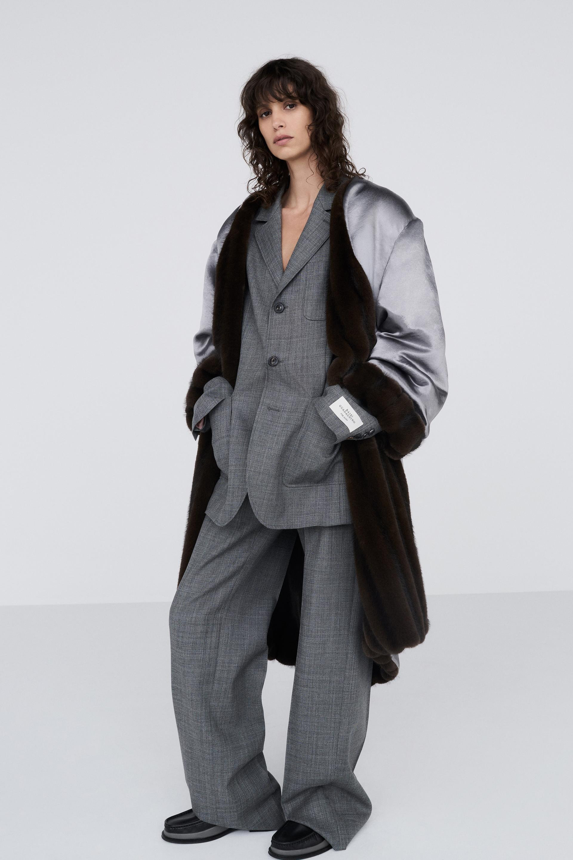 Zara - 100% Wool Suit Blazer - Grey - S - Man | Zara UK