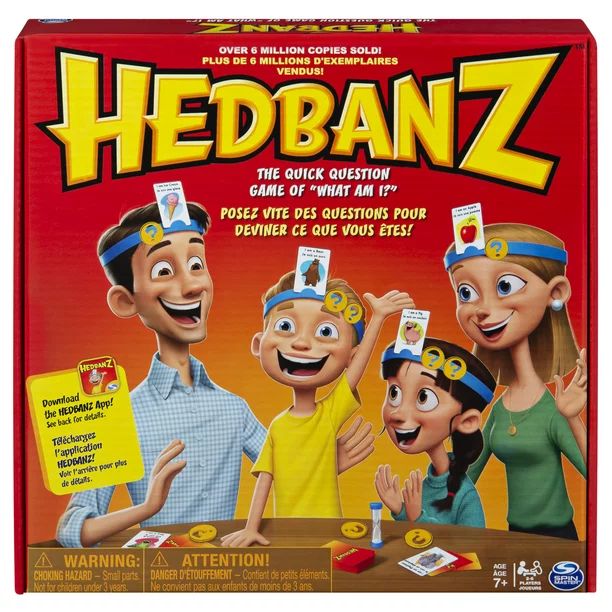 Hedbanz, Quick Question Family Guessing Game for Kids and Adults (Edition May Vary) | Walmart (US)