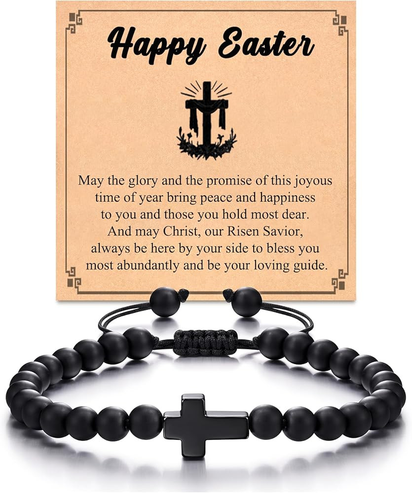 Tarsus Cross Bracelet for Men Teens, Cross Jewelry Christian Gifts for Easter, Christmas, Birthda... | Amazon (US)