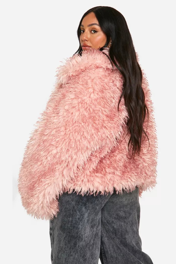 Plus Shaggy Faux Fur Coat | boohoo (US & Canada)