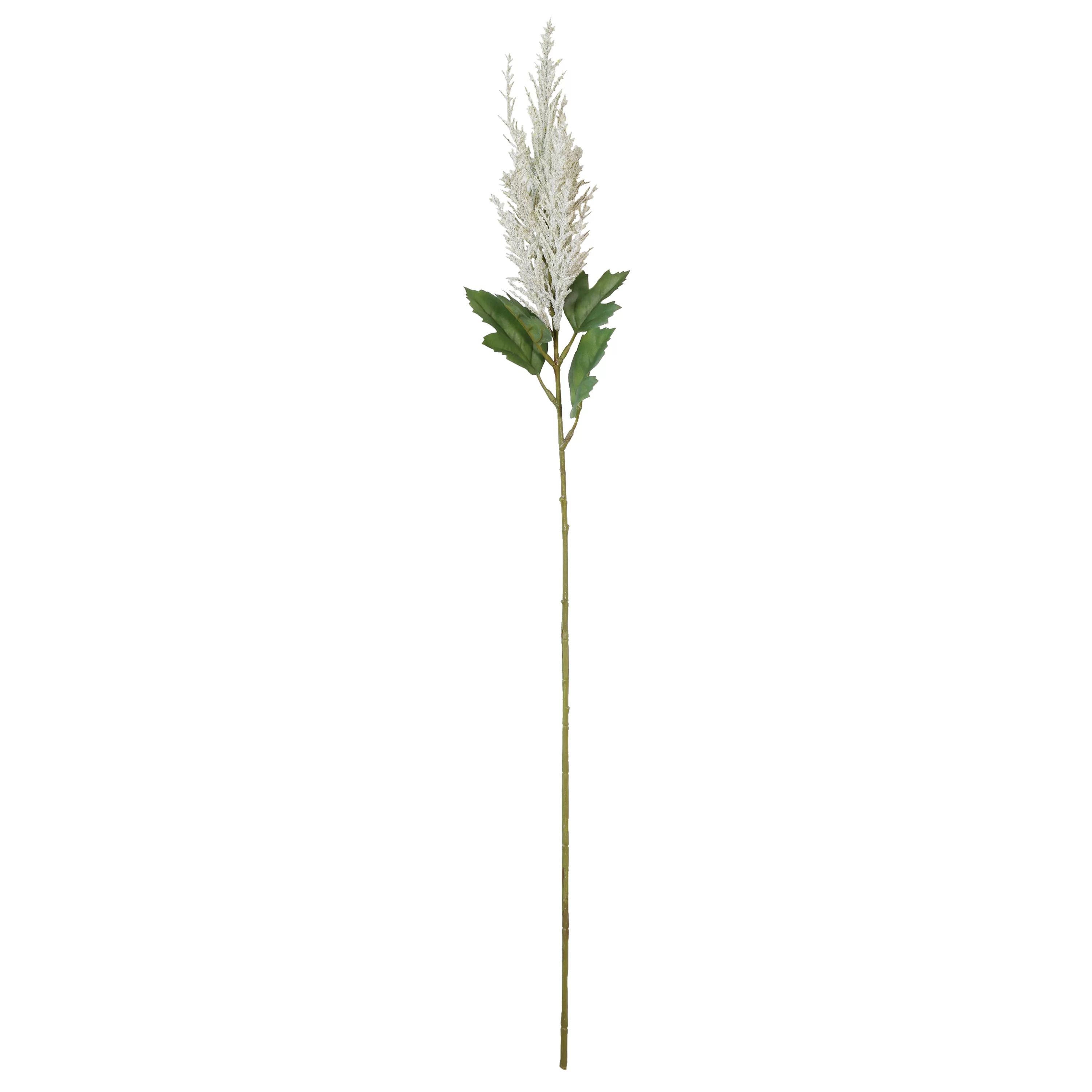 31.5" Artificial Silk White Pavilion Celosia Flower Long Stem, by Mainstays | Walmart (US)