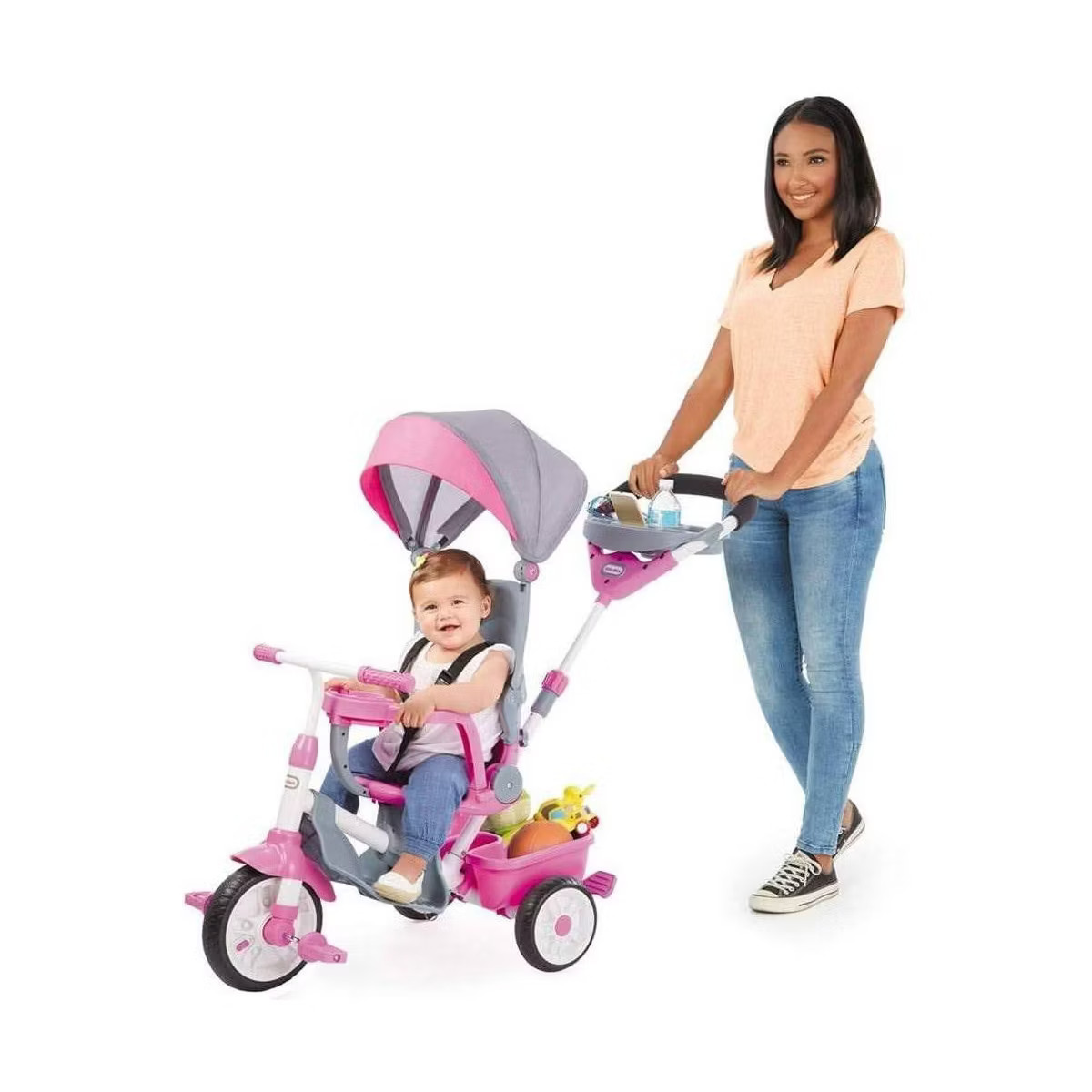 Little Tikes 4-in-1 Kids' Trike Stroller Bike - Pink | Target