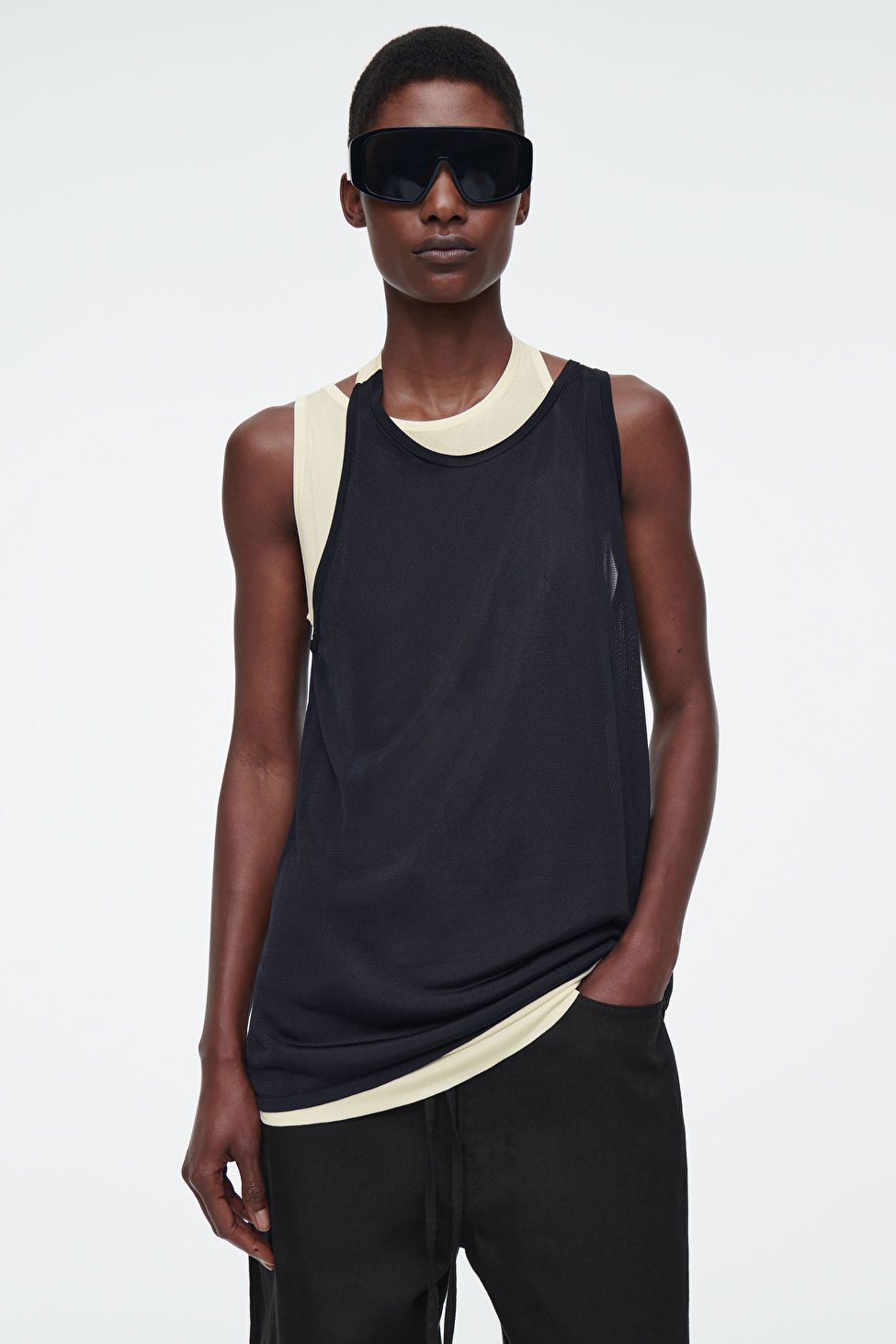 LAYERED KNITTED TANK TOP | COS UK