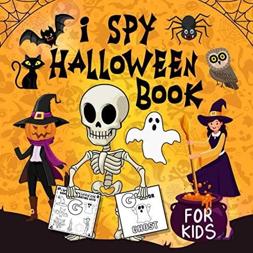 I Spy Halloween Book for Kids: A Fun Activity Coloring and Guessing Game For Kids Ages 3-5, Toddl... | Amazon (US)