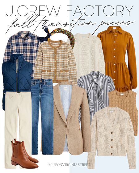J. Crew Factory: Fall Transition Edit

I am loving all of these new arrivals from J. Crew Factory! They are the perfect transition pieces for fall and allow for lots of layers which is key this time of year!

Fall clothing, j crew factory, sweaters, coastal look, fall layers, fall dress, plaid flannel, jeans, ivory pants

#LTKSeasonal #LTKstyletip #LTKworkwear