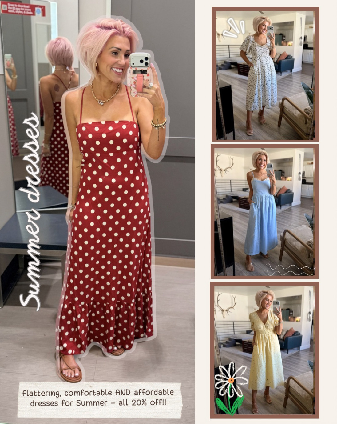 How gorgeous are these dresses?? They would make the perfect addition to any summer wardrobe! A perfect mother's day gift. 

 #LTKMothersDay #LTKootd #LTKSaleAlert
