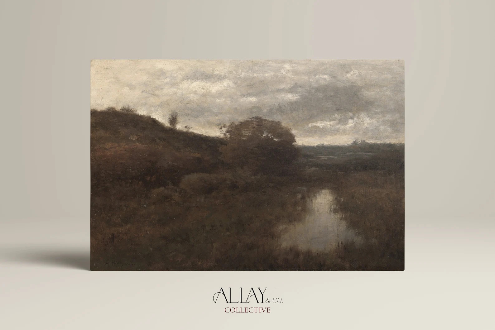 Moody Vintage Print Digital Vintage Landscape Moody Landscape Painting Country Oil Painting Vinta... | Etsy (US)