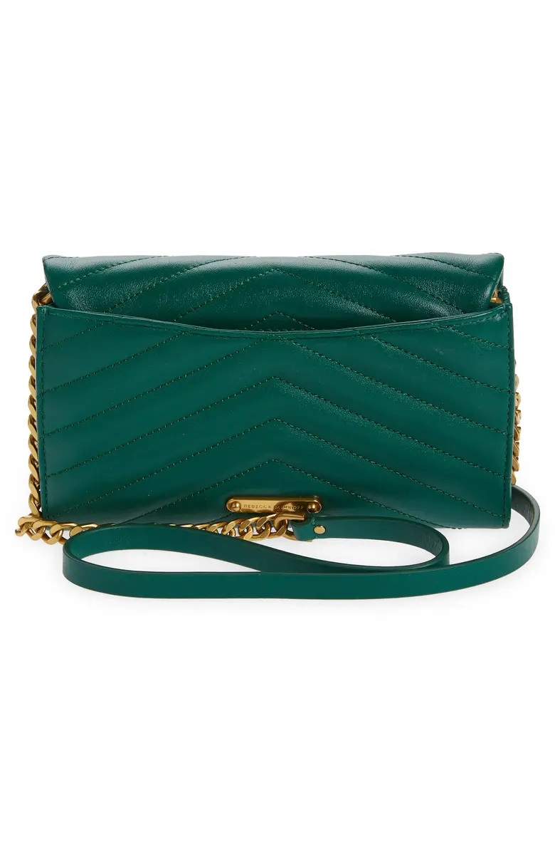 Rebecca Minkoff Edie Quilted Leather Wallet on a Chain | Nordstrom | Nordstrom