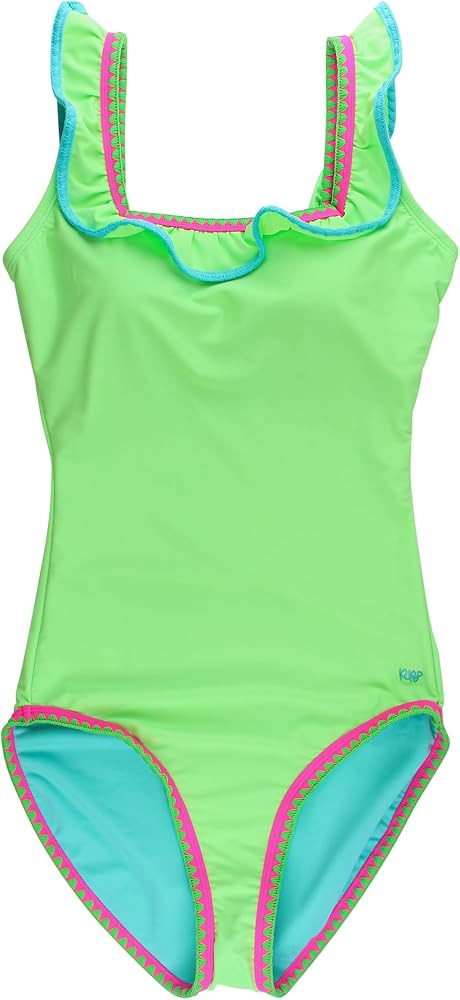 RuffleButts Women's UPF50+ Family Matching Crochet Ruffle One Piece Swimsuit | Amazon (US)