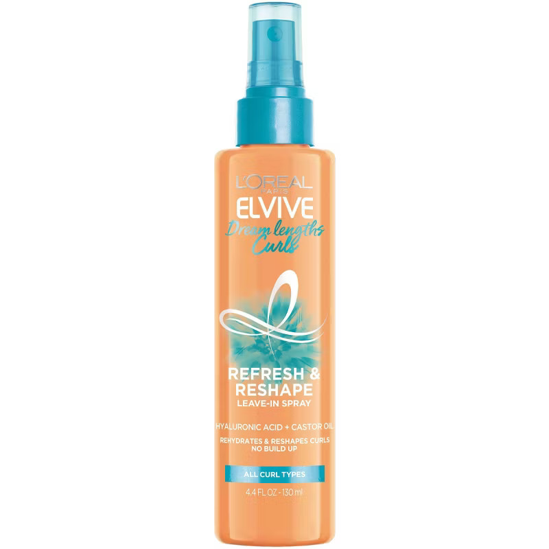 L'Oreal Paris Elvive Dream Length Curls Refresh and Reshape Paraben-Free Spray - 4.4 fl oz | Target